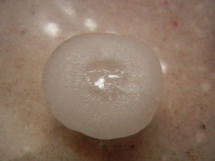 Large hail cutaway