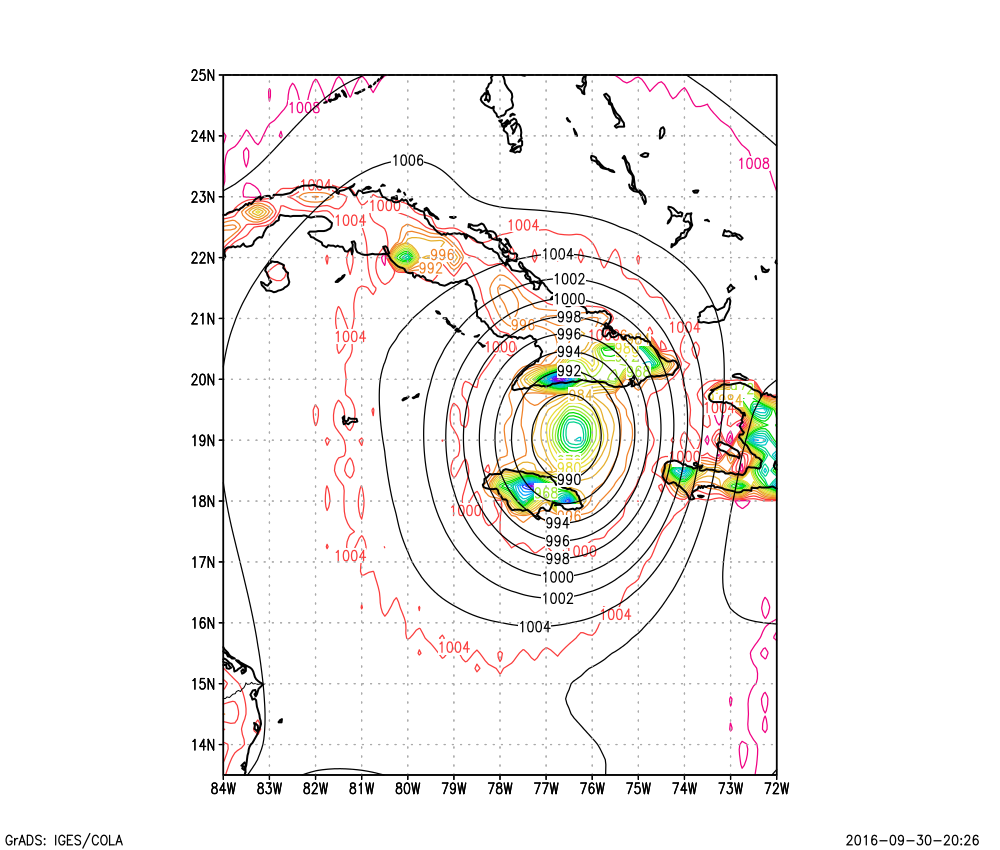 0.25° surface and mean sea level pressure fields